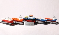 customized model of five 40cm ship models